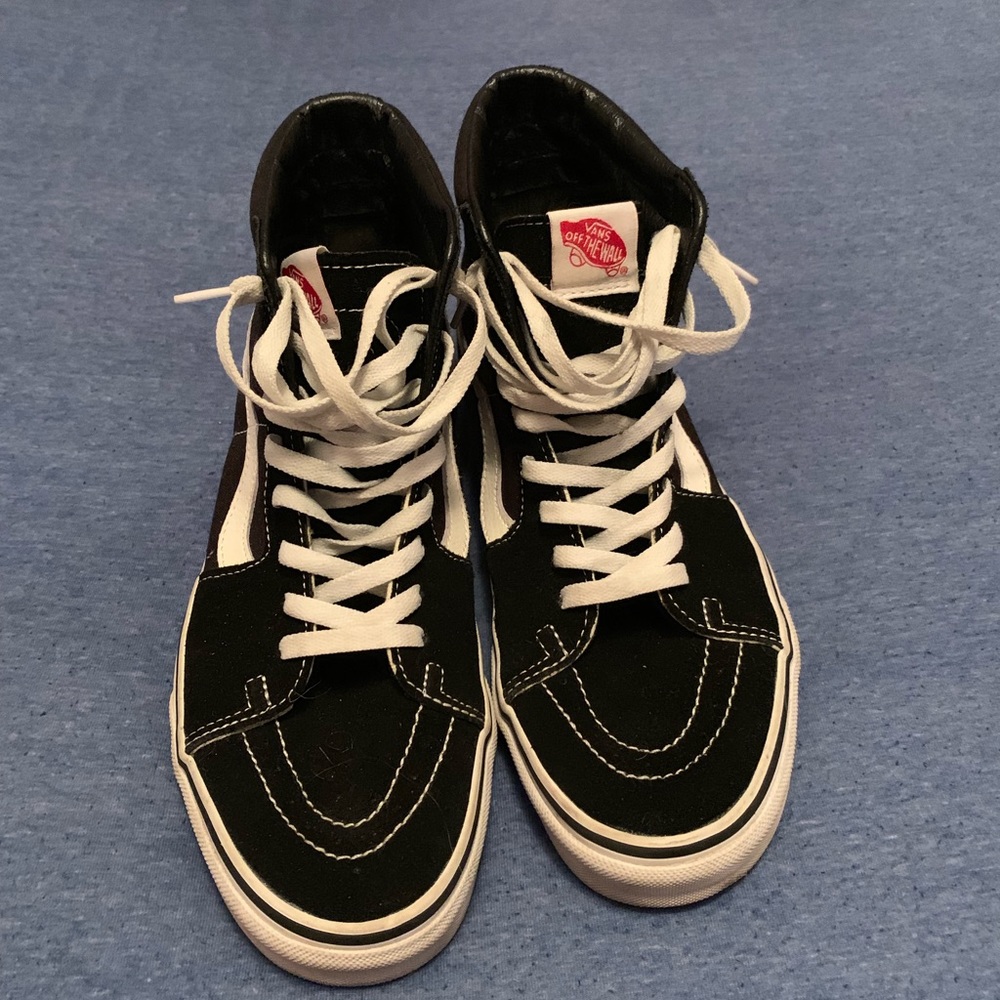 Men’s Black high top Vans
